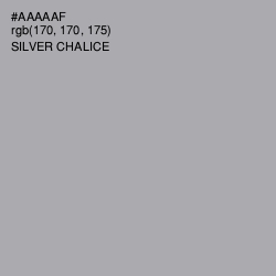 #AAAAAF - Silver Chalice Color Image